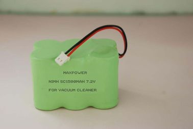 1500mAh NIMH 진공 청소기 Airsoft를 위한 재충전 전지 7.2V 높은 산출